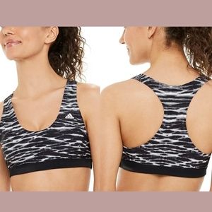 NEW Adidas [ Large ] Nouveau Print Bikini‎ Top in Black